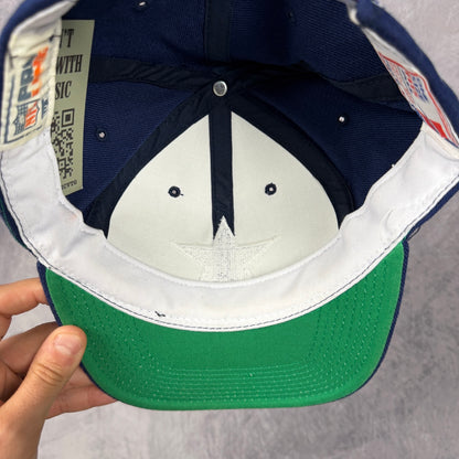 90s Navy Blue Dallas Cowboys Sports Specialties Plain Logo Snapback Hat 6857