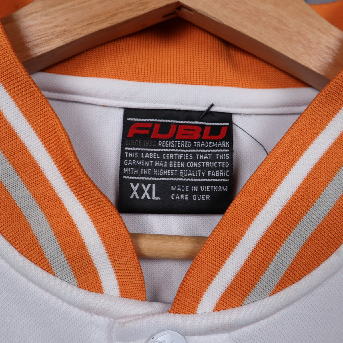 00s White FUBU Texas City Series Varsity Jacket 5939