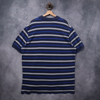 Early 2000s Navy Polo Ralph Lauren Striped Polo Shirt 5320