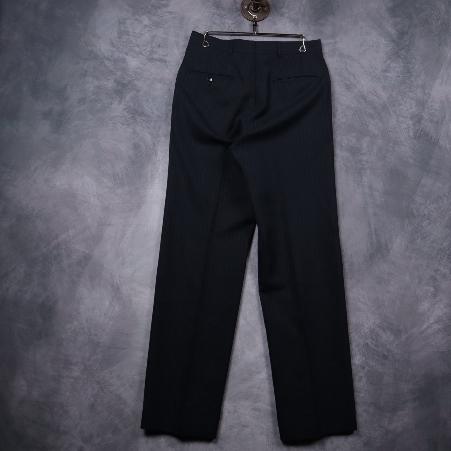 90s Navy Pinstripe Trousers 5274