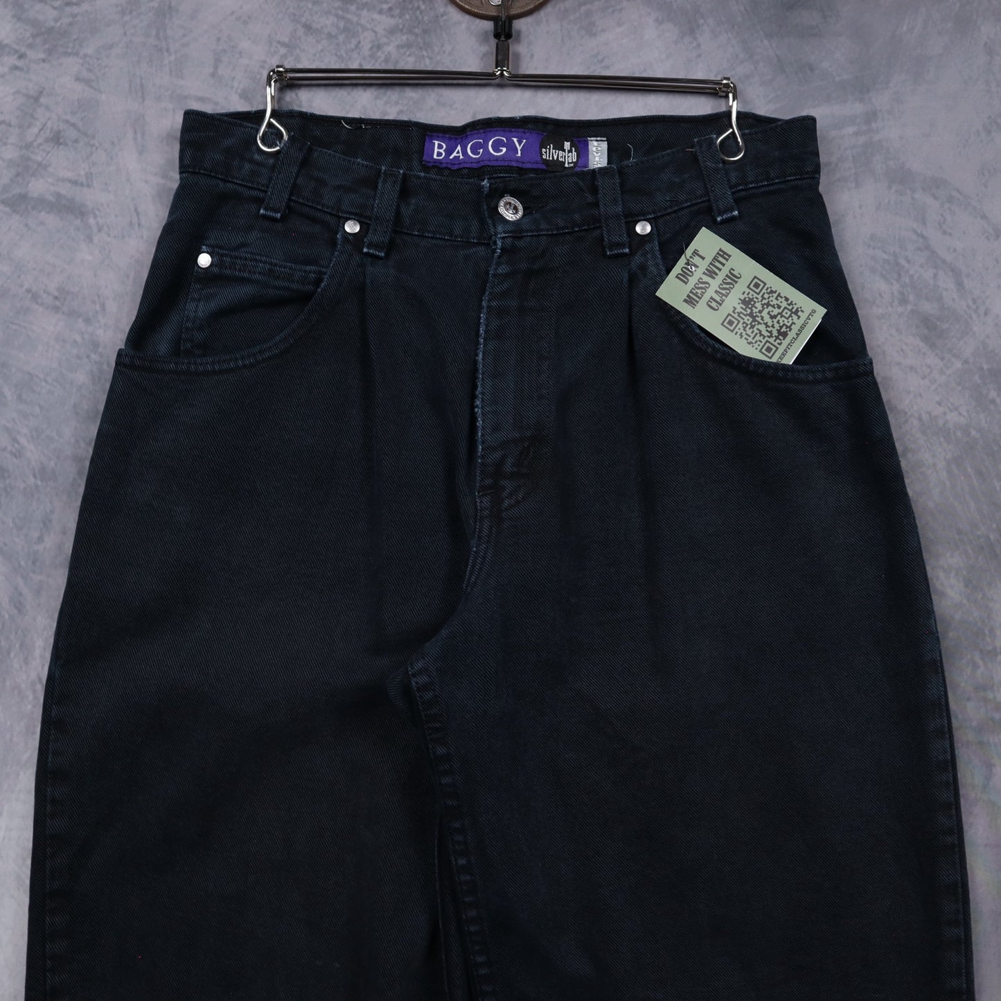 90s Faded Black Levi's SilverTab Baggy Jeans 5066