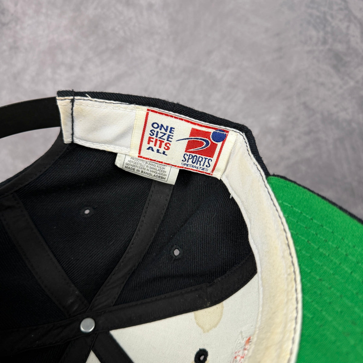 90s Black Cincinnati Bengals Sports Specialties Snapback Hat 6864