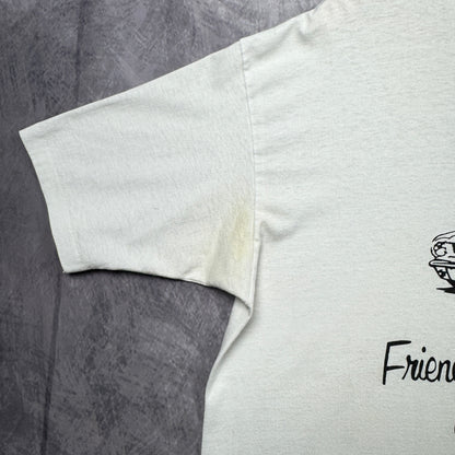 90s White Friends Don’t Let Friends Drive Fords Shirt 3899