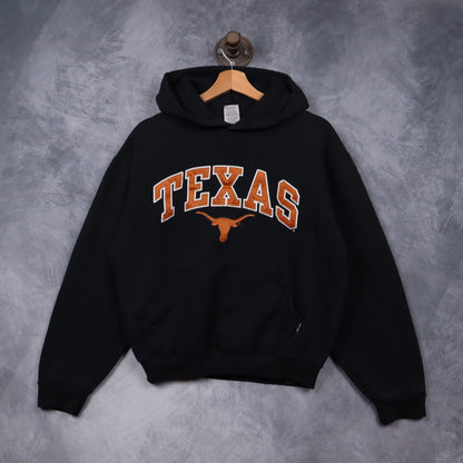 00s Black Texas Longhorns Hoodie 5628