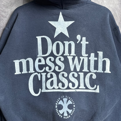 Blue Don’t Mess With Classic Texas Longhorns Zip Hoodie 4407