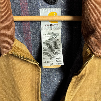 90s Tan Brown Texas Longhorns Carhartt Detroit Jacket 4451