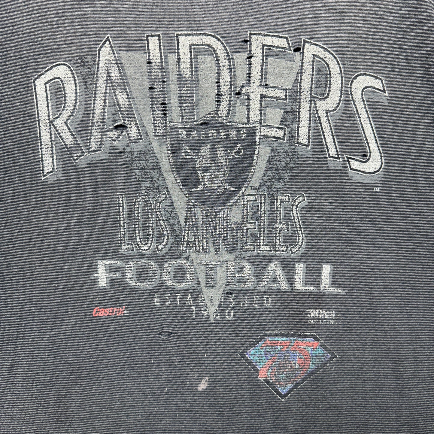 90s Grey Los Angeles Raiders Shirt 4150