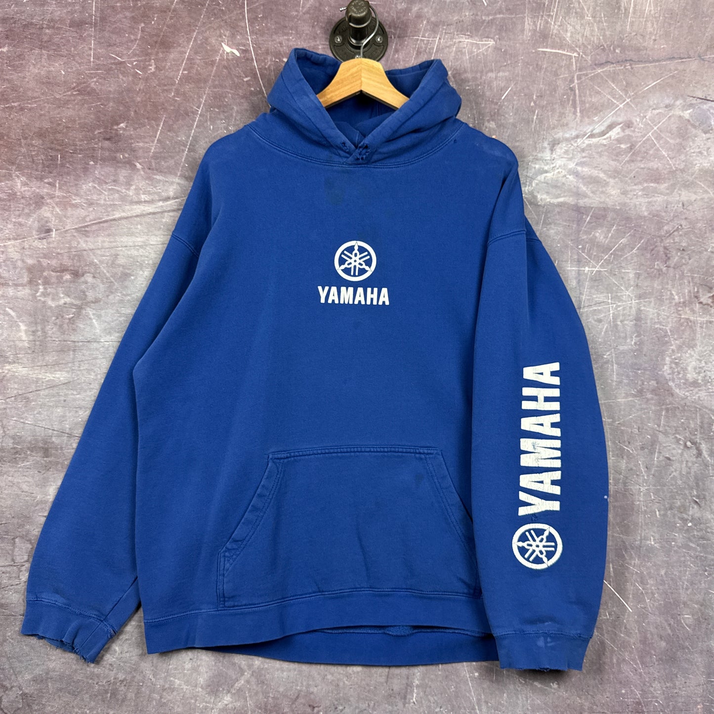 00s Blue Yamaha Hoodie 3044