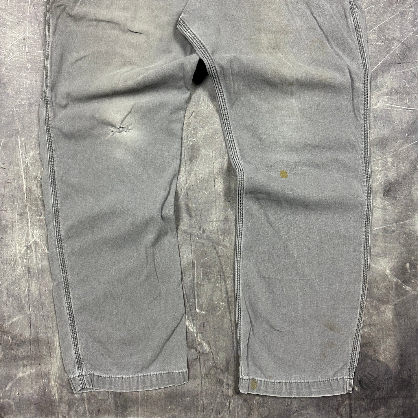 00s Gray Carhartt Lightweight Carpenter Work Pants 36x30 AG36