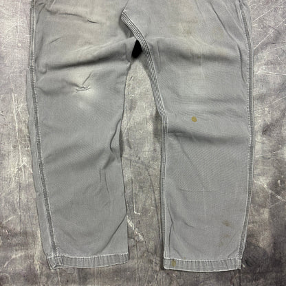 00s Gray Carhartt Lightweight Carpenter Work Pants 36x30 AG36