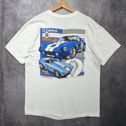90s White Ford Shelby Cobra Shirt 3889