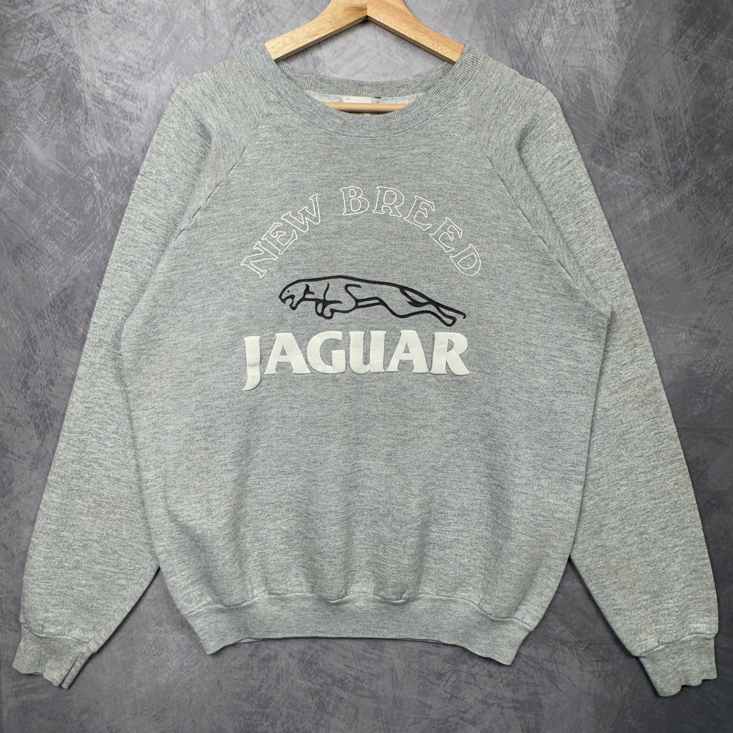 90s Grey New Breed Jaguar Crewneck Sweatshirt 3985
