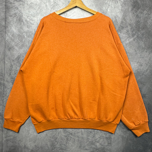 90s Orange Texas Longhorns Crewneck Sweatshirt 4383