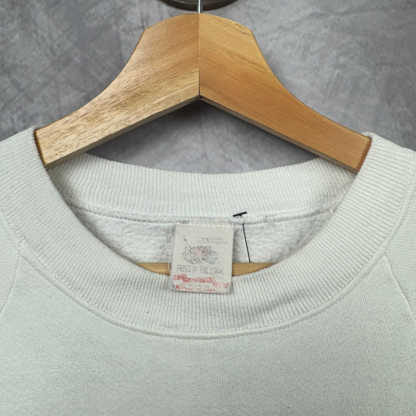 90s White Porsche Crewneck Sweatshirt 4008