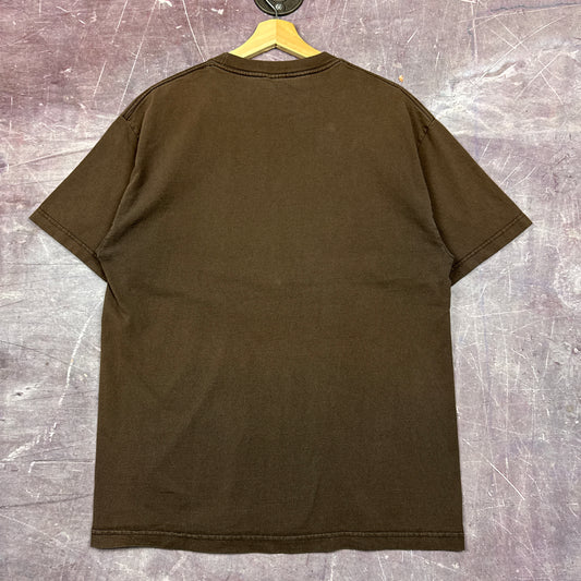 Early 00s Mocha Brown The Beatles Let It Be Graphic Shirt L 2957