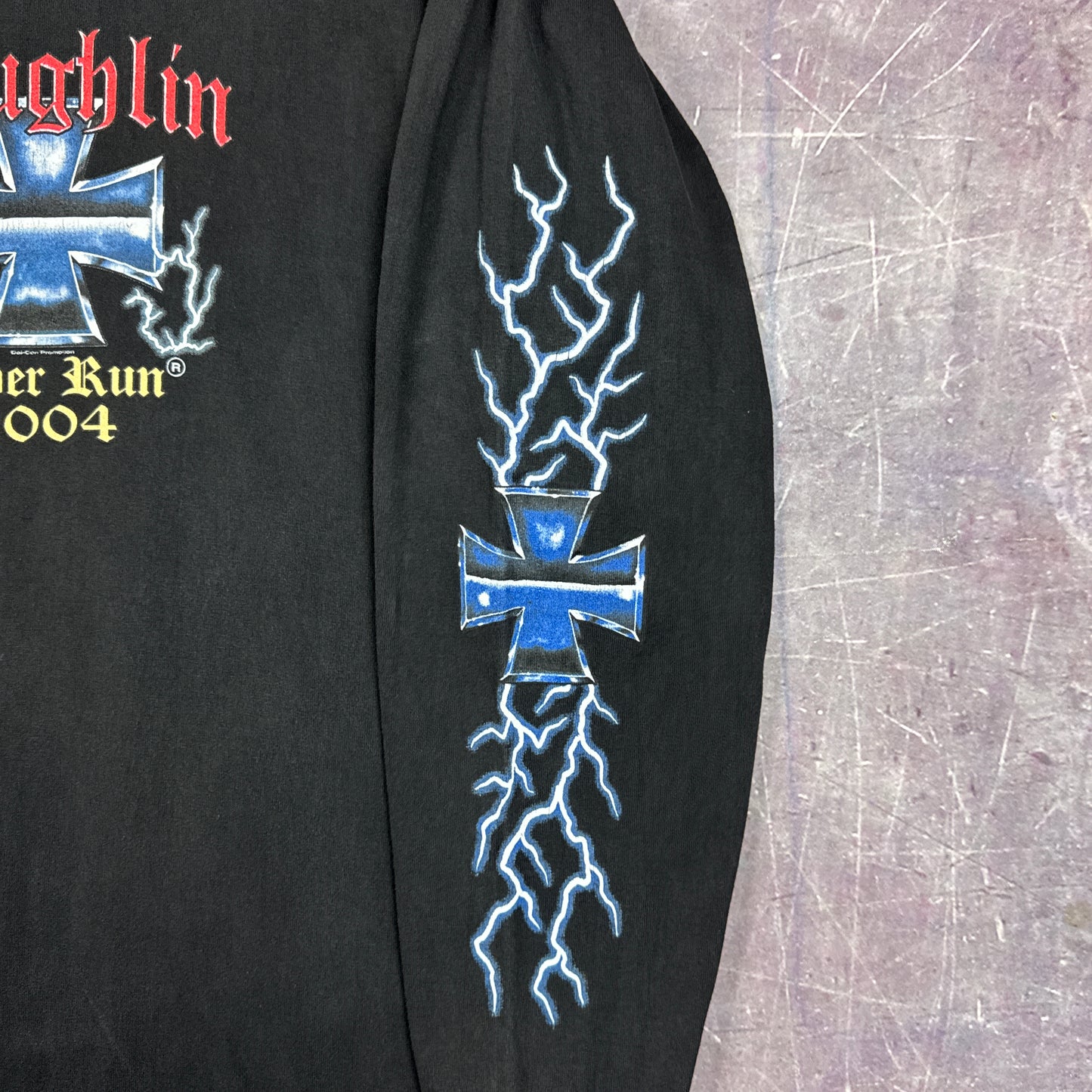 00s Black Lighting Choppers Long Sleeve Shirt L 3060