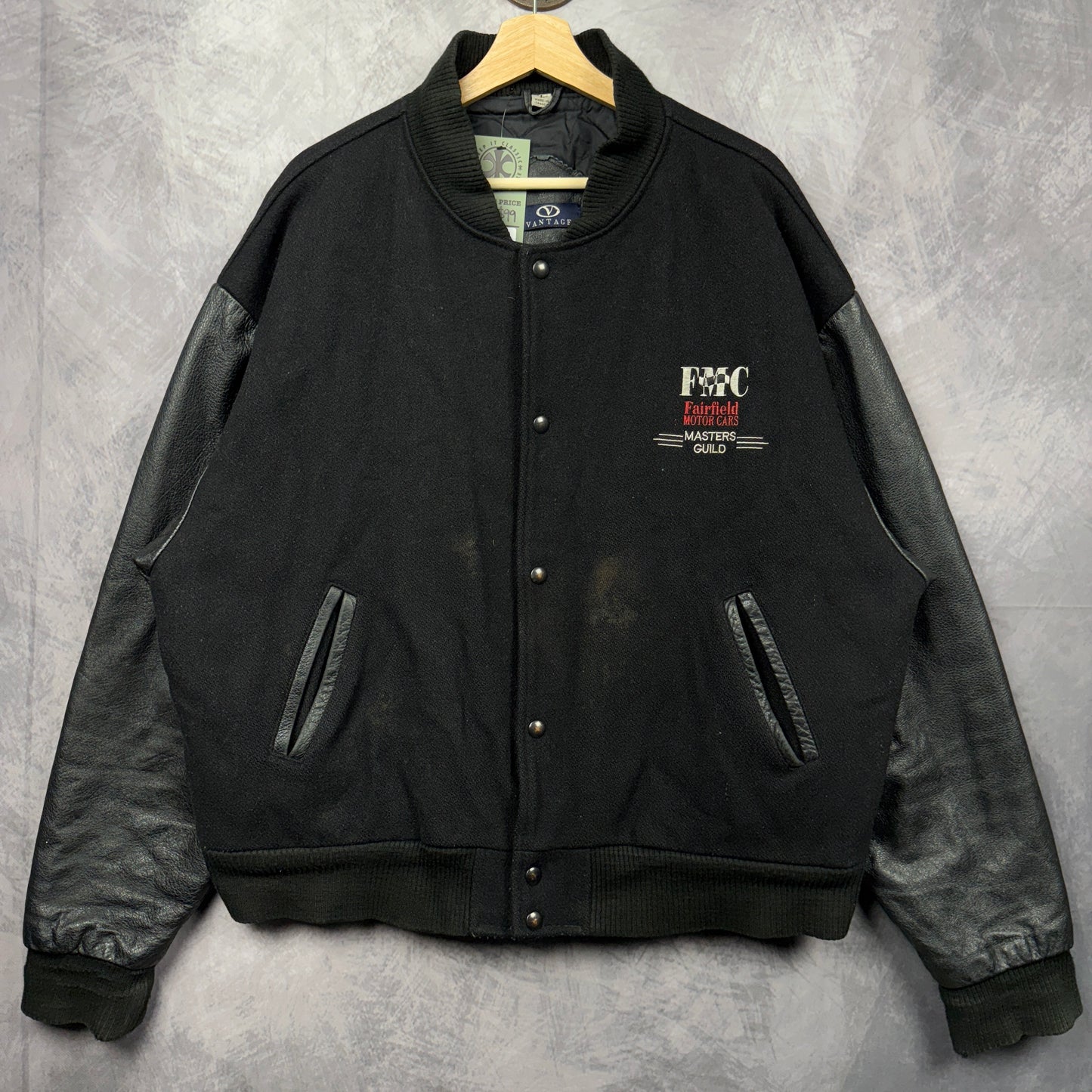 90s Porsche Audi Mercedes Varsity Jacket 4053