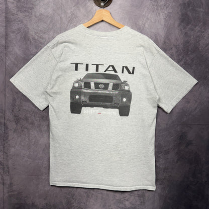 00s Grey Nissan Titan Shirt 3874