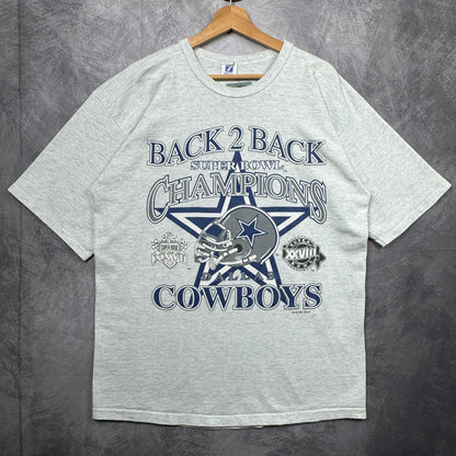 1994 Grey Dallas Cowboys Superbowl Shirt 4220