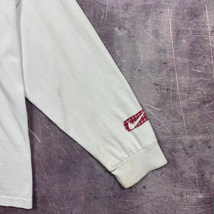 00s White Nike Long Sleeve Shirt 3669