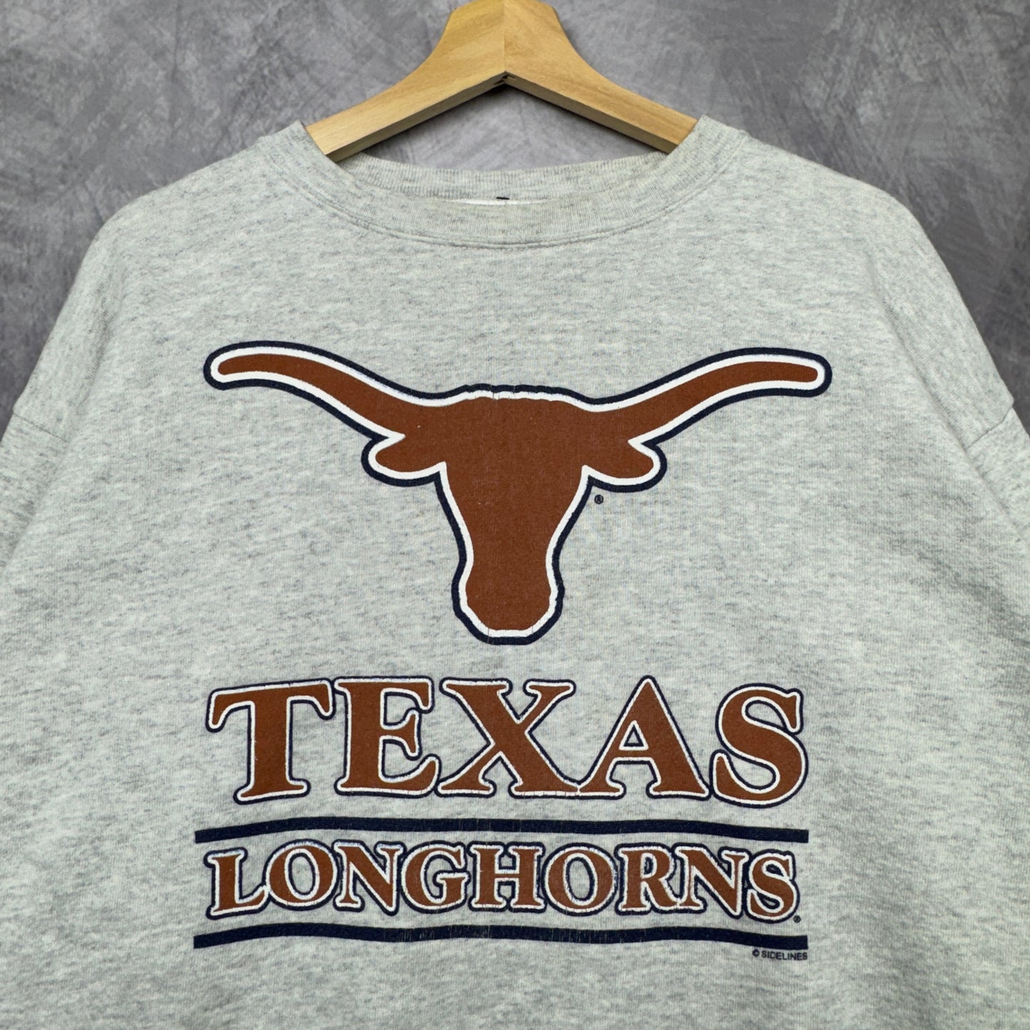 90s Grey Texas Longhorns Crewneck Sweatshirt 4364