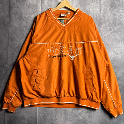 00s Orange Texas Longhorns Pullover Warmup 4580