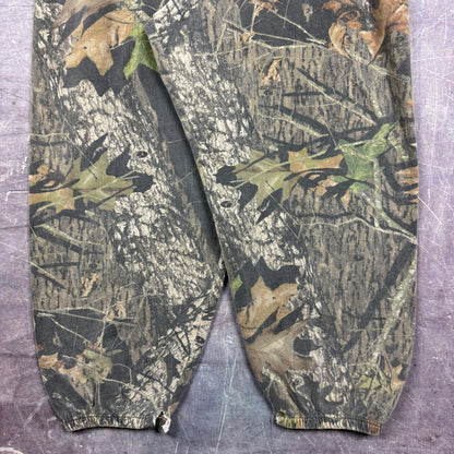 90s RealTree Camo Baggy Jogger Sweatpants 42x29 2239
