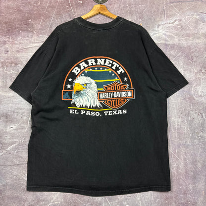 90s Black Harley Davidson Shirt 3185