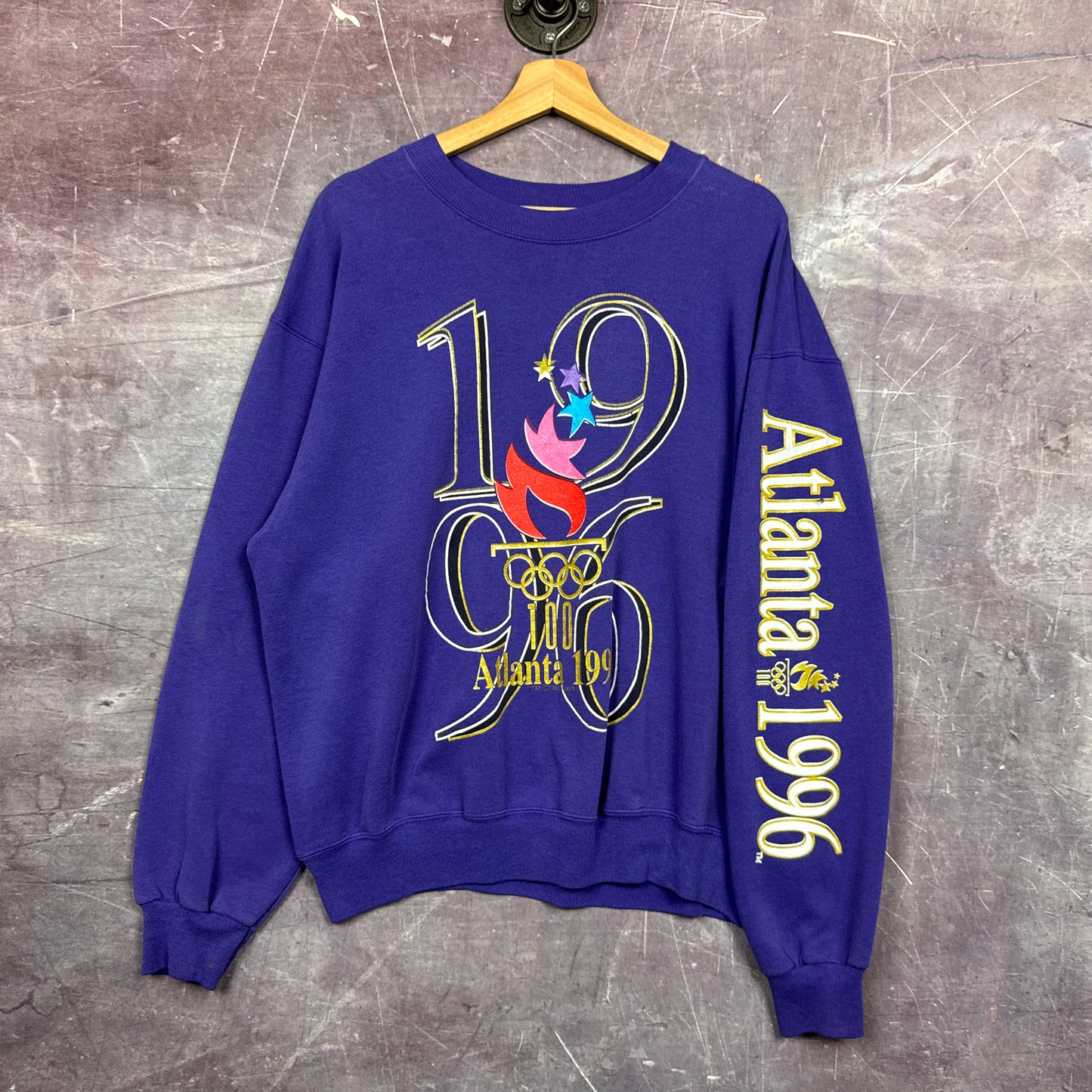 1996 Purple Atlanta Olympics Sweatshirt 3378