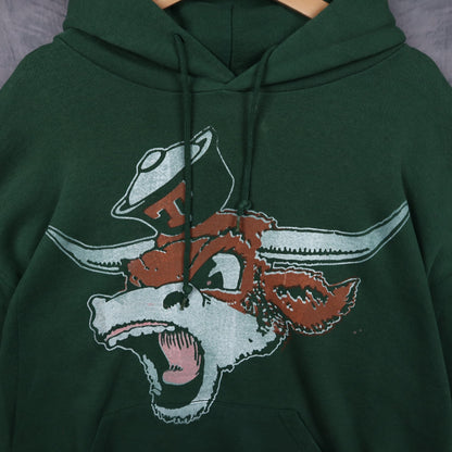 90s Green Texas Longhorns Hoodie 5676
