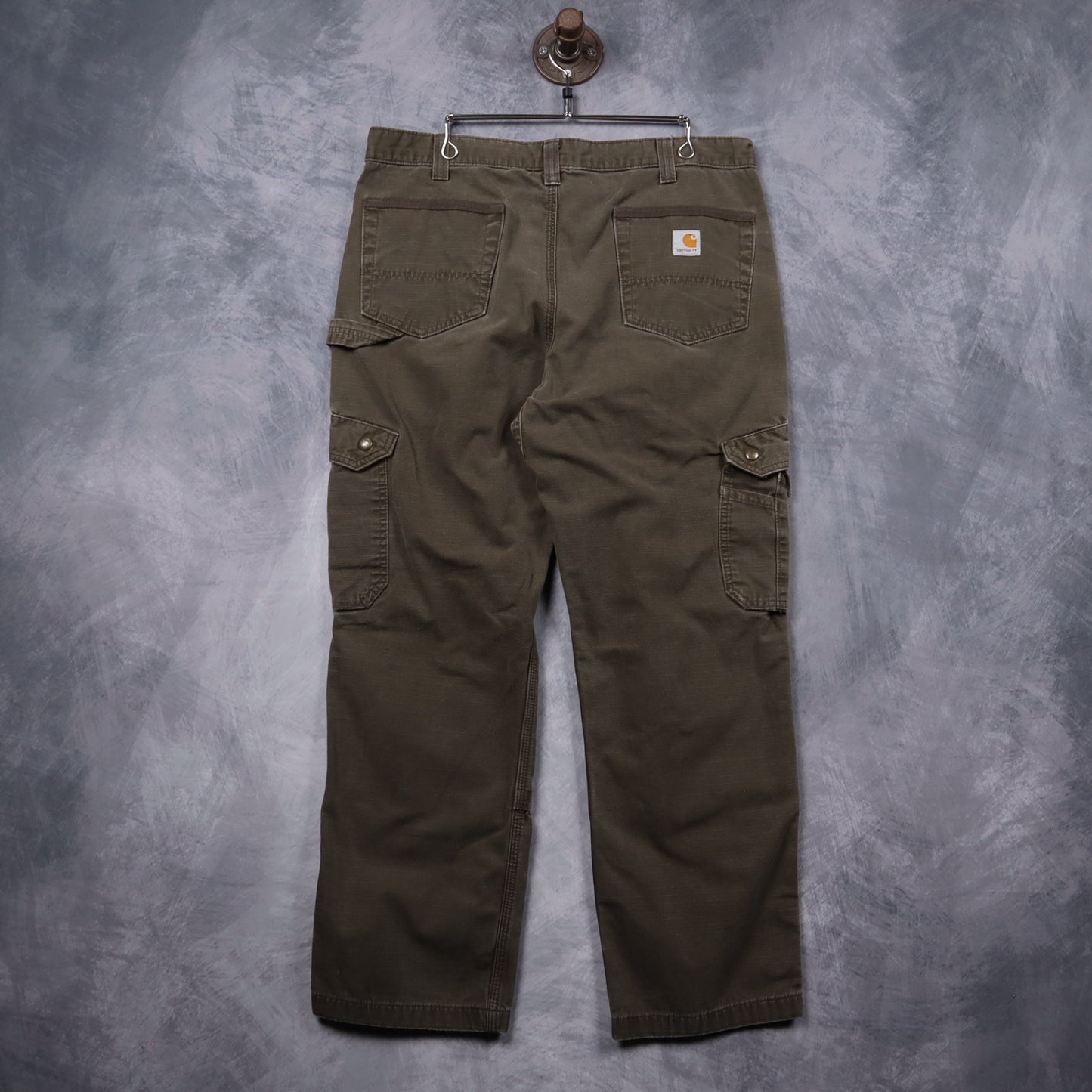 Early 2000s Olive Green Carhartt Ripstop Cargo Pants 5242