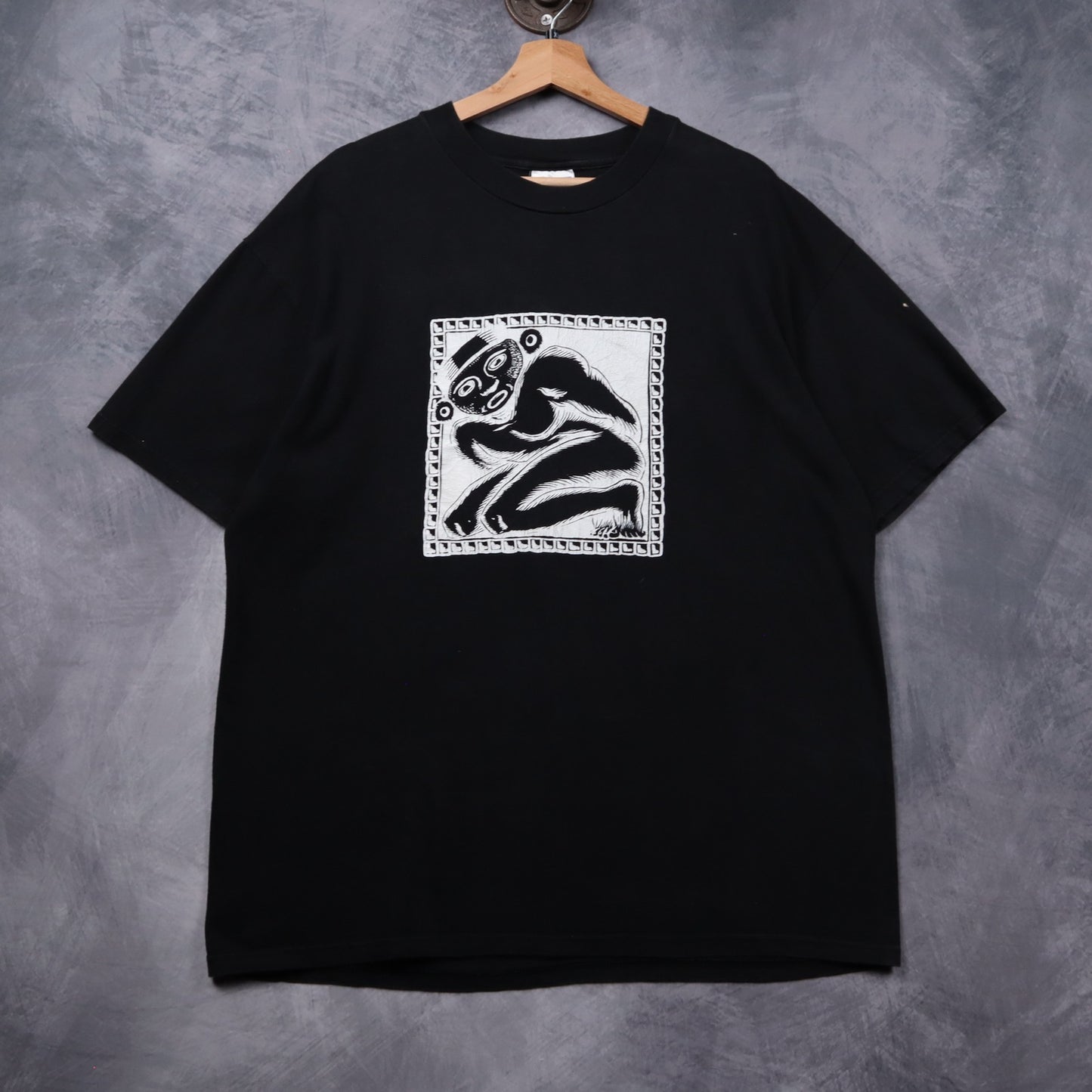 90s Black Captive Audience San Marcos Texas Shirt 5347