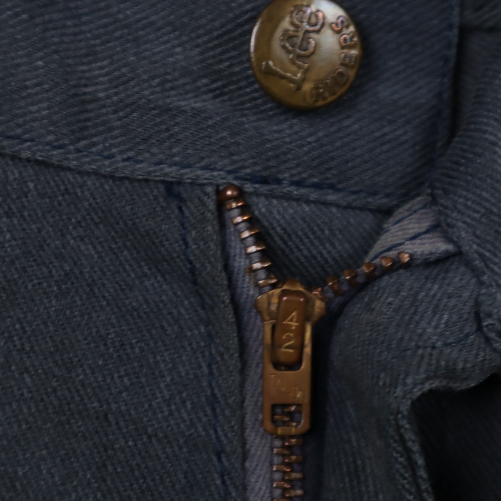 70s Faded Blue Lee Riders Denim Jeans 5228