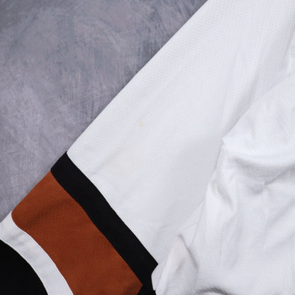 90s White University of Texas Hockey Jersey 5818