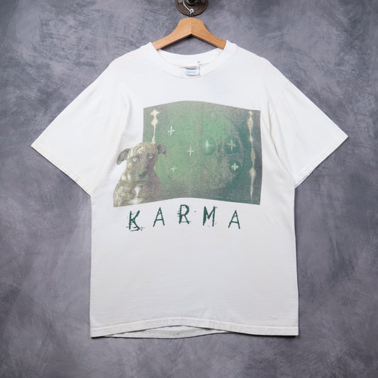 1998 White Rick Springfield Karma Tour Shirt 5343