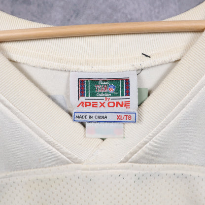 90s White Dallas Cowboys Troy Aikman Apex One Jersey 6676