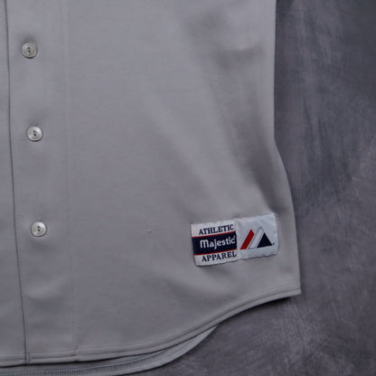 00s Grey Texas Rangers Majestic Baseball Jersey 5880