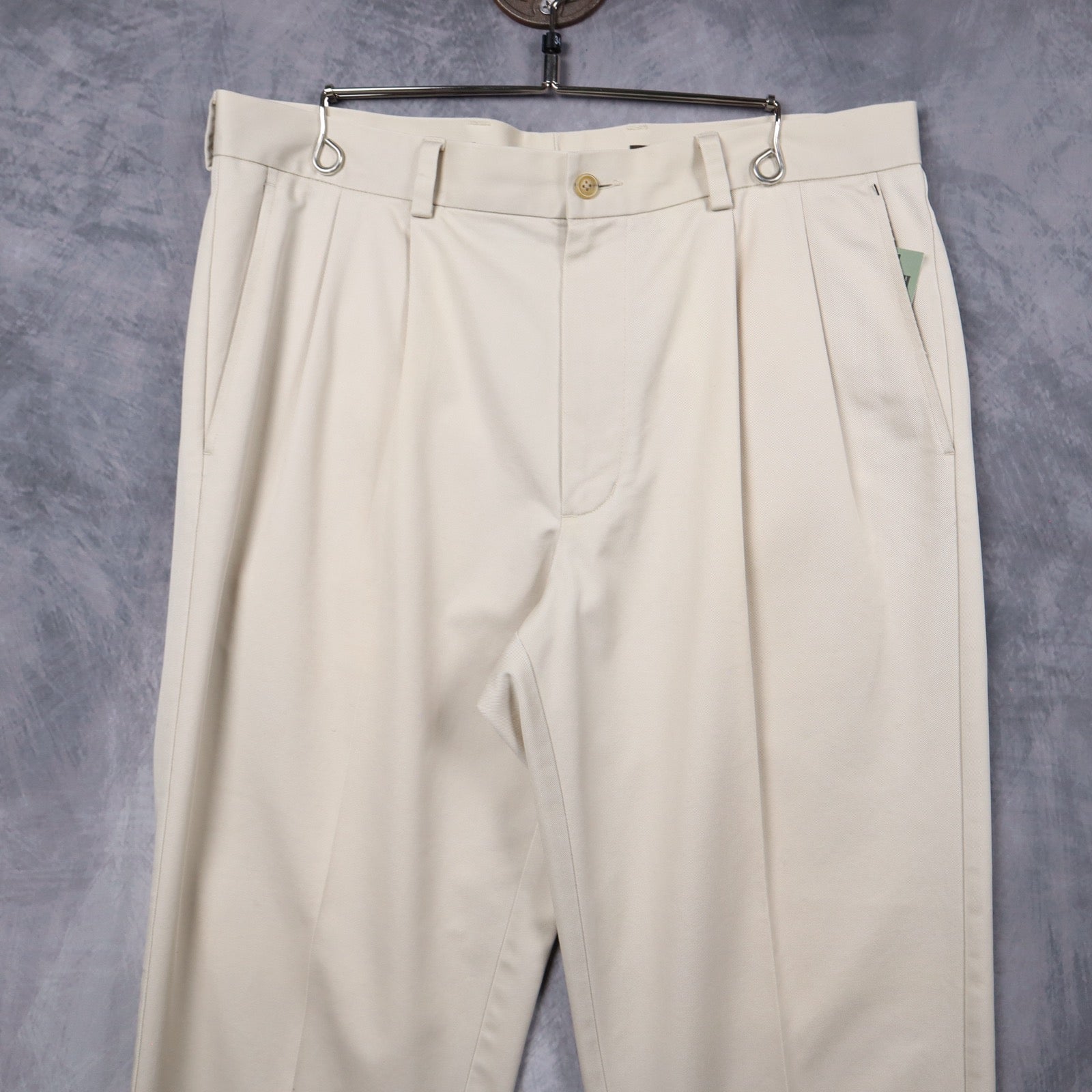 90s Cream Nordstrom Pleated Trousers 5219