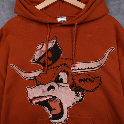 00s Burnt Orange Texas Longhorns Hoodie 5678