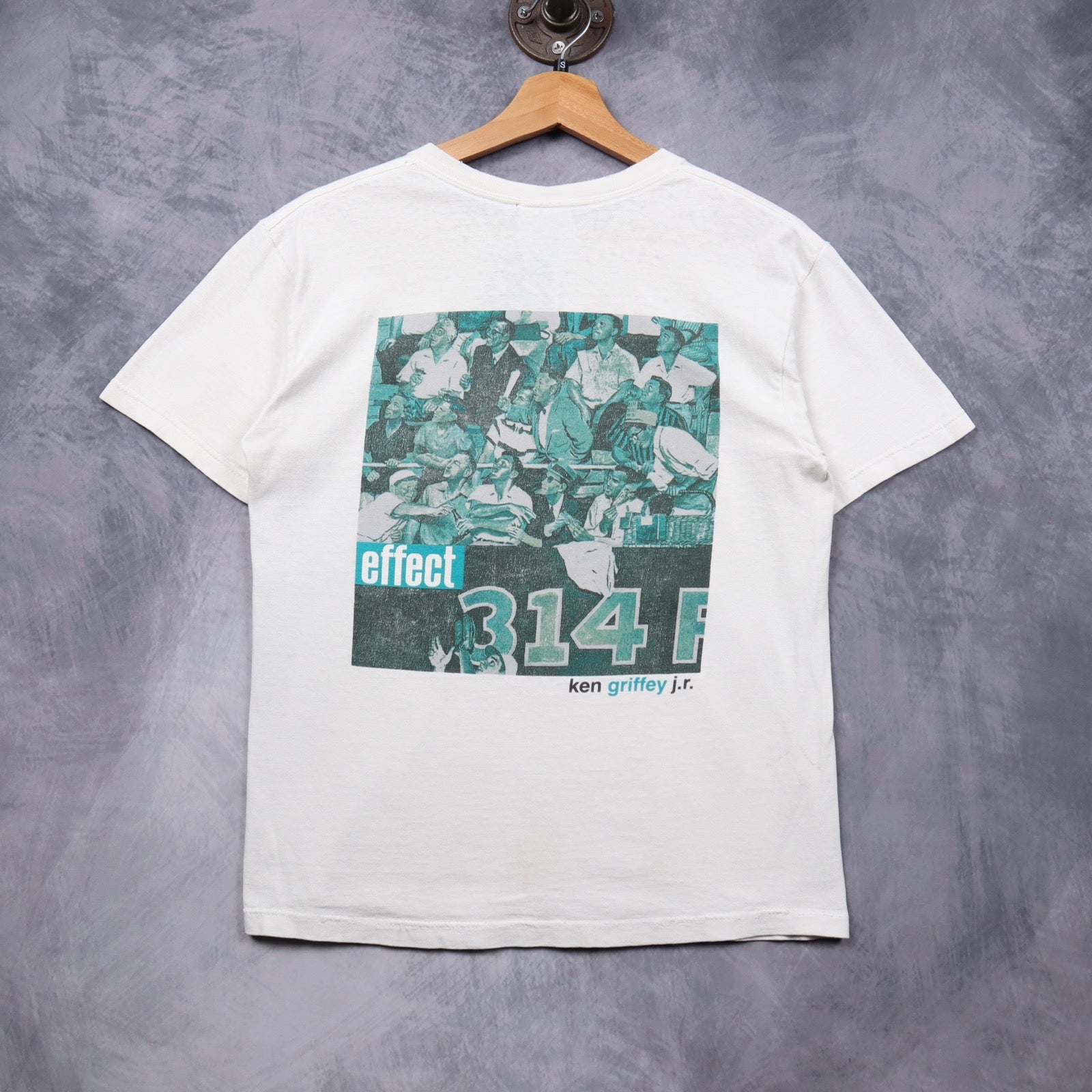 90s White Nike Ken Griffey Jr. Cause & Effect Shirt 5523