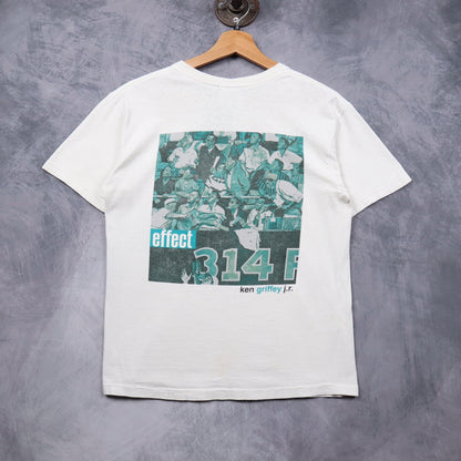90s White Nike Ken Griffey Jr. Cause & Effect Shirt 5523