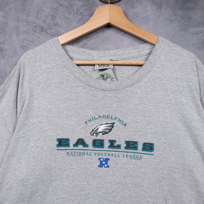 2001 Grey Philadelphia Eagles Long Sleeve Shirt 6730