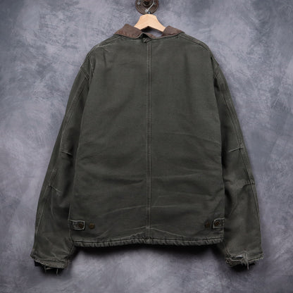 90s Moss Green Carhartt Cropped Arctic Jacket 4794