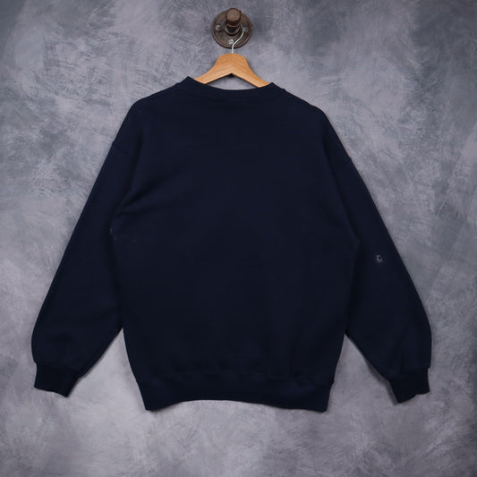 1993 Navy Blue Dallas Cowboys Crewneck Sweatshirt 6604