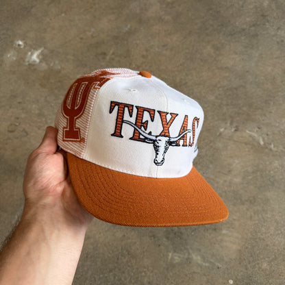 90s White Texas Longhorns Sports Specialties Snapback Hat 5774