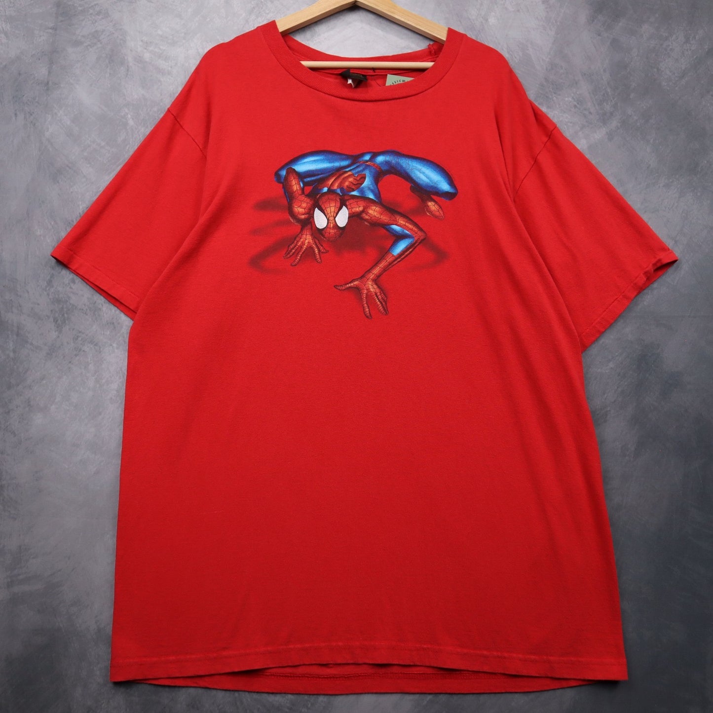 00s Red Spiderman Movie Promo Shirt 4653
