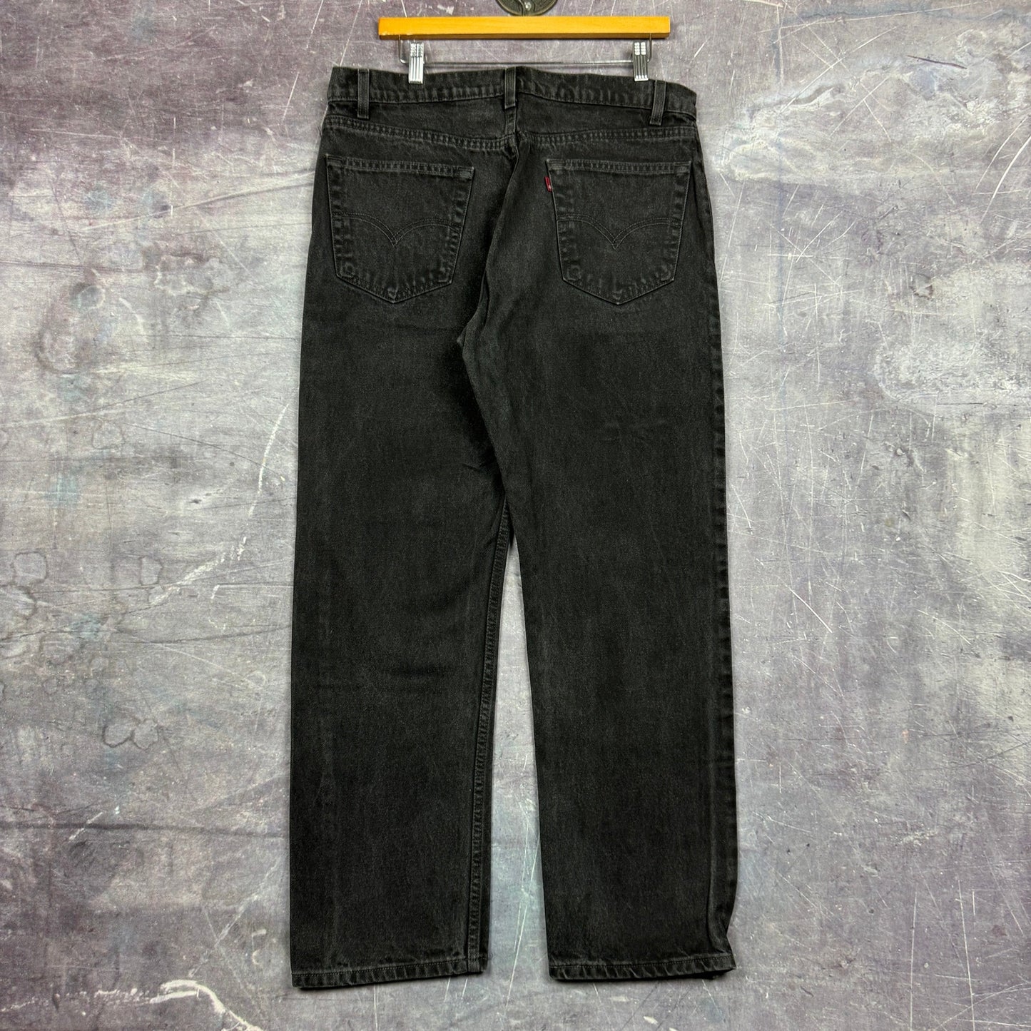 90s Black Levi's 505 Denim Jeans 35x29 0810