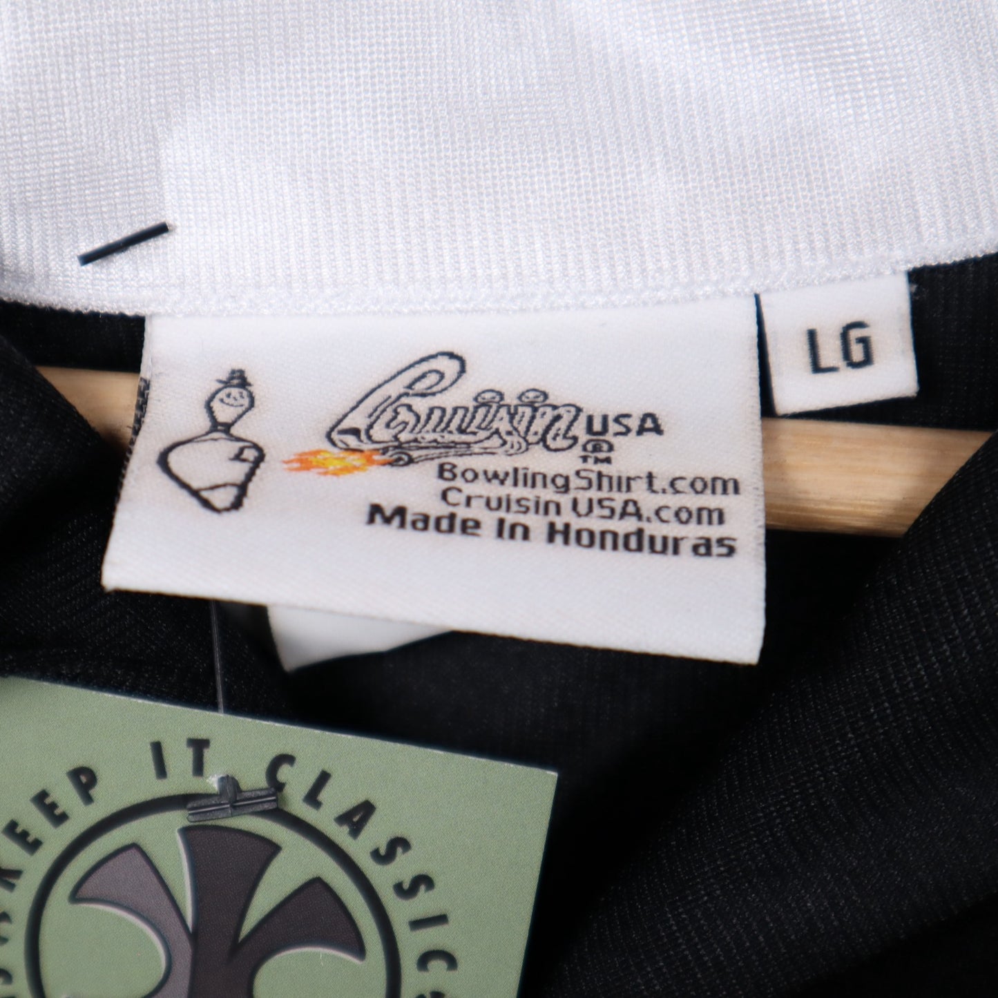 90s Black Grace and Frankie Jerry Bowling Shirt 5470