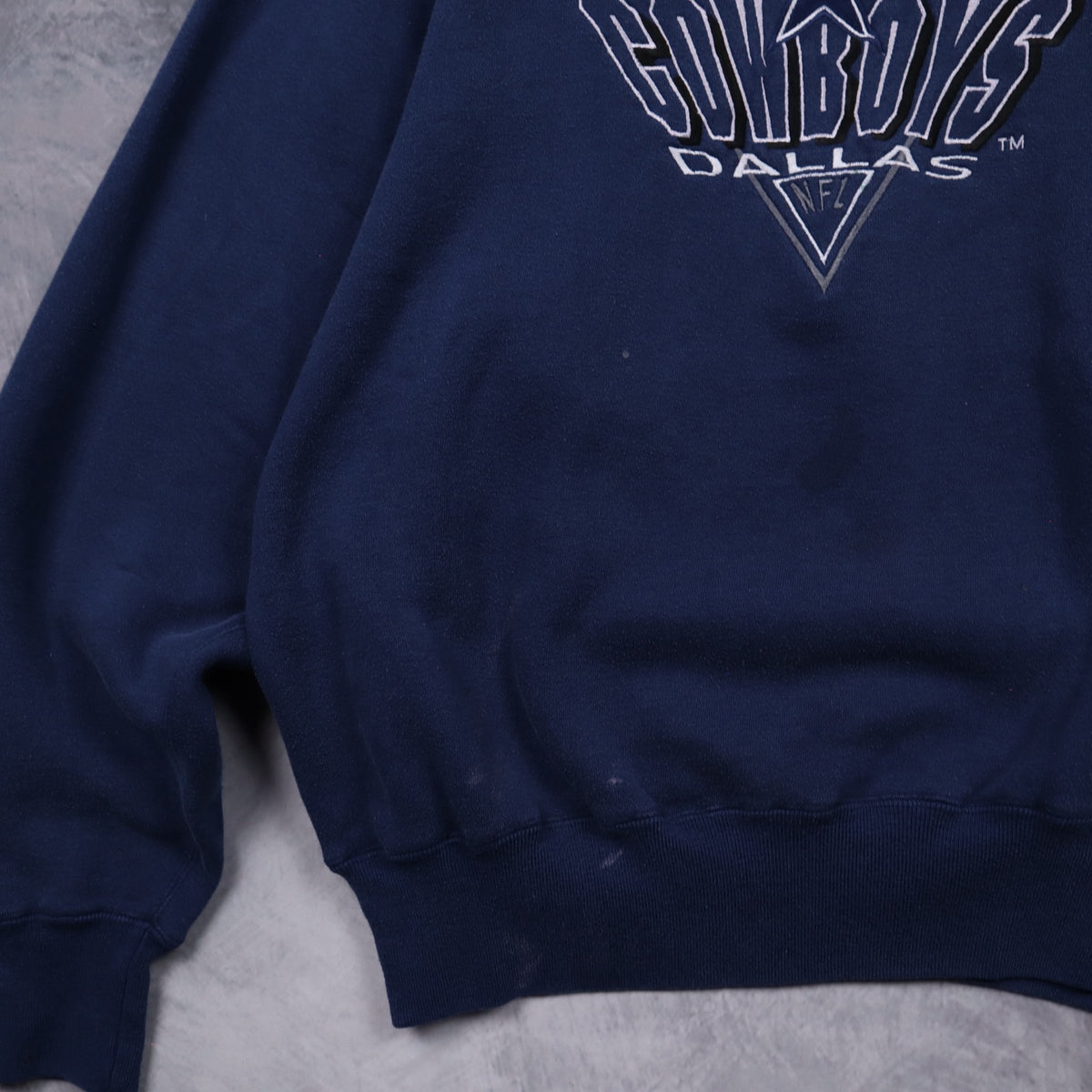90s Navy Blue Dallas Cowboys Crewneck Sweatshirt 6617
