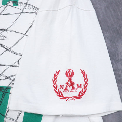 90s White Nigeria Soccer World Cup Shirt 4924